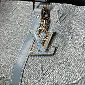 Louis Vuitton Glass Monogram Light Blue Bag Charm
